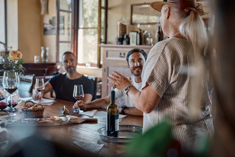 An after-ride wine tour and tasting at one of Piombino's local wineries is the perfect way to end the day